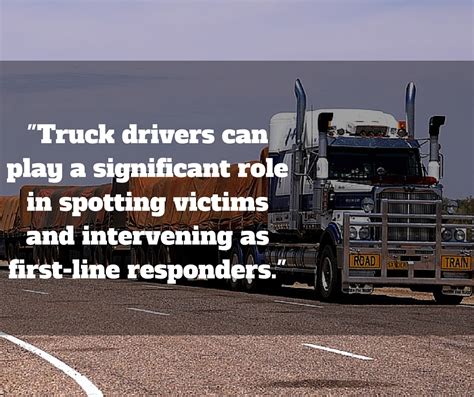 truckers against trafficking equipping truckers to combat human trafficking