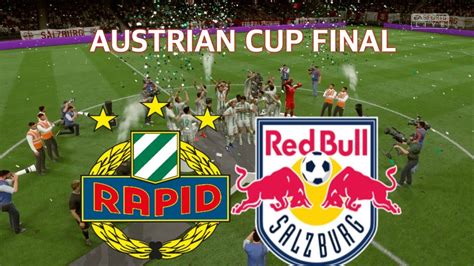 Salzburg geht in der ersten halbzeit in führung, fällt dann ein wenig zurück. RAPID VIENNA VS FC RED BULL SALZBURG AUSTRIA CUP FINAL 2019 - YouTube