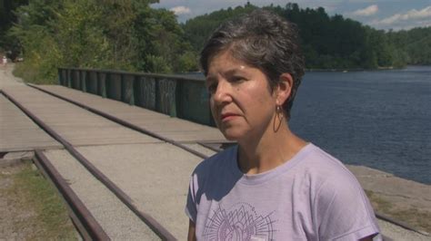 Racist Graffiti On Western Quebec Bridge Sparks Anger Outrage Cbc News
