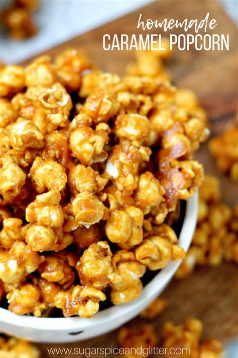 Caramel Popcorn Recipe Using Corn Syrup Tutorial Pics