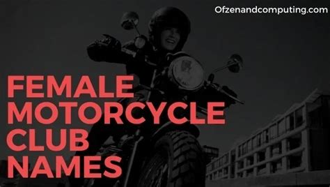 Funny Motorcycle Club Names Motorcycle