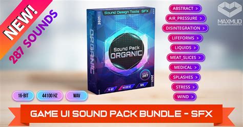 Organic Sound Pack Bundle 음향 효과음 Unity Asset Store