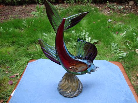 Multi Colored Glass Fish Sculpture For Sale Classifieds