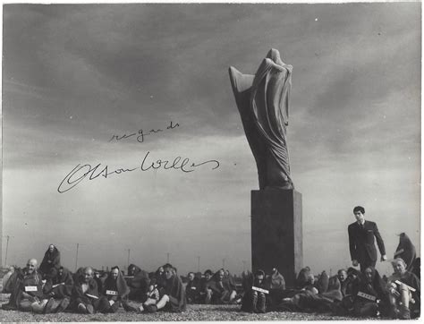 Signed Still Of The “the Trial” Orson Welles Franz Kafka Original
