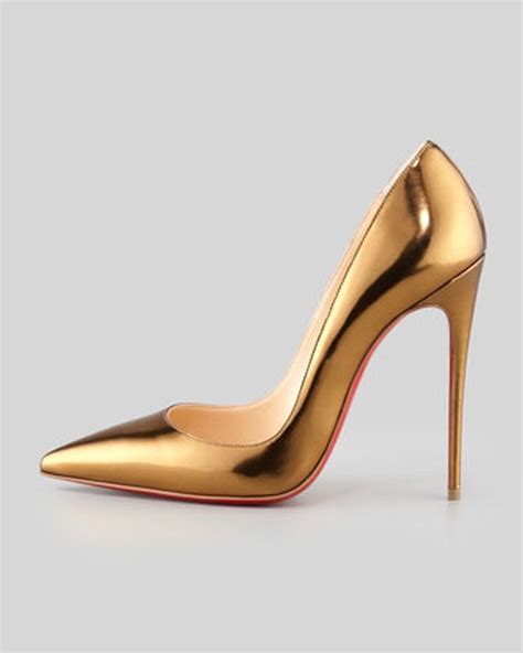 Gold High Heel Prom Shoes