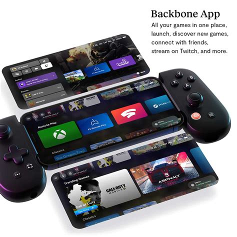 Backbone One Mobile Gaming Controller For Iphone Xbox Edition Black