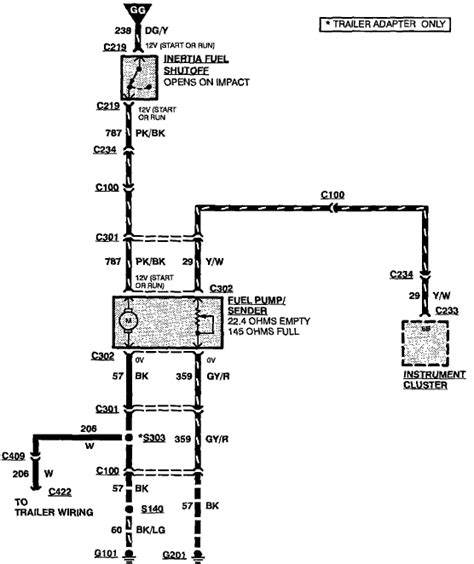 Diagram 1995 Ford F250 Fuel Pump Wiring Diagram Full Version Hd