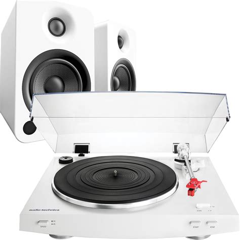 Best Buy Audio Technica Stereo Turntable And Kanto 4 Wireless 2 Way