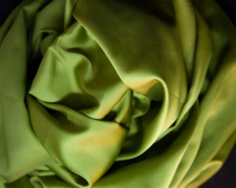 Light Olive Silk Satin Fabric By The Meter Stretch Olive Slik Etsy