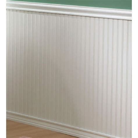 Evertrue 8 Ft White Wall Panel Moulding At