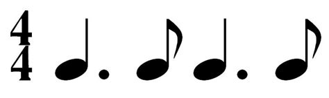 Dotted Quarter Note Eighth Note Music Reading Savant