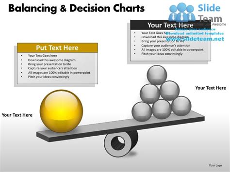 Balancing Decision Charts Powerpoint Presentation Slides Ppt Templates