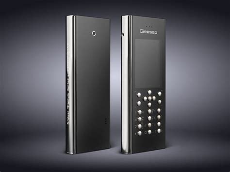 Gresso Presents The Worlds First Polished Titanium Phone Phone