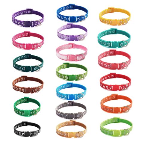 Puppy Collars 19 Colours Free Weight Sheet