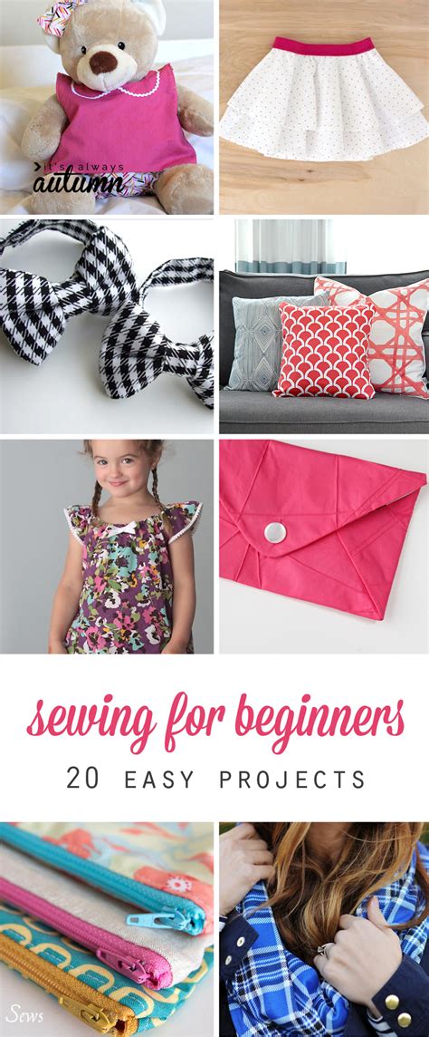 20 Easy Beginner Sewing Projects That Turn Out Super Cute Its