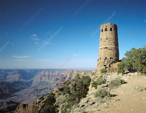 Desert View Watchtower Grand Canyon Stock Image C0131925