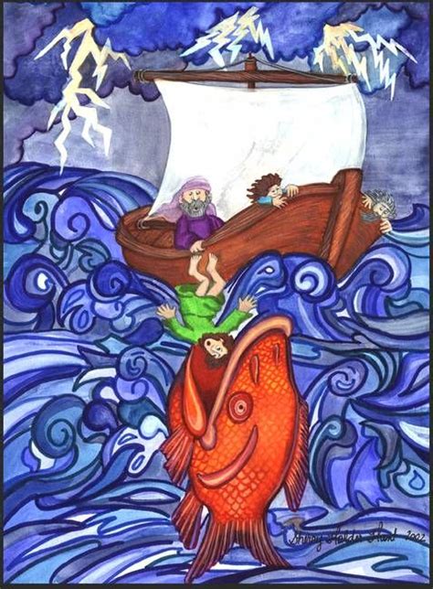 Pin By Ellen Bounds On Jonah Bible Art Art For Kids Art