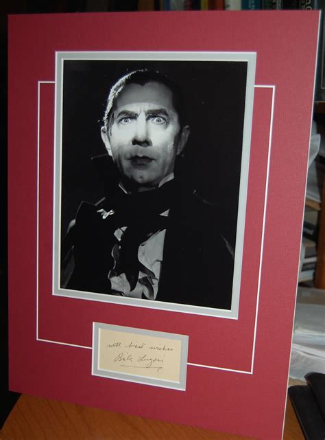 Bela Lugosi Signature Cut Autograph Dracula By Lugosi Bela Signed