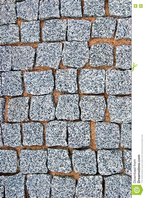 Granite Cobblestone Pavement Texture Background Large Detailed Vertical