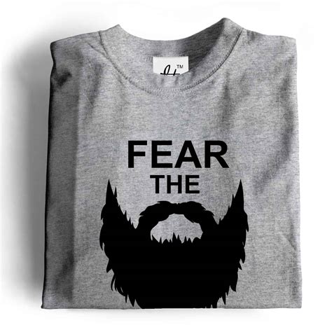 Fear The Beard Mens T Shirt Ebay