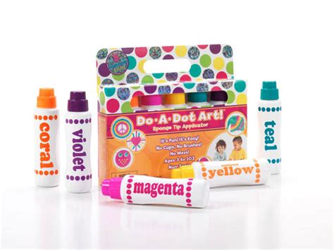 Doadot Tutti Frutti Shimmer Markers 5 Pack Washable Do·a·dot Art