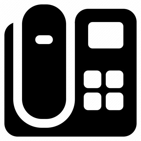 Voip Phone Device Telephone Hardware Communication Icon Download