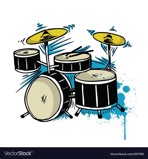 Drums Drawing For Kids