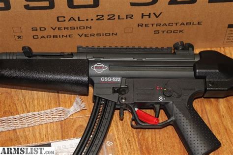 Armslist For Sale Gsg 522 Mp5 Carbine 22lr Metal Receiver