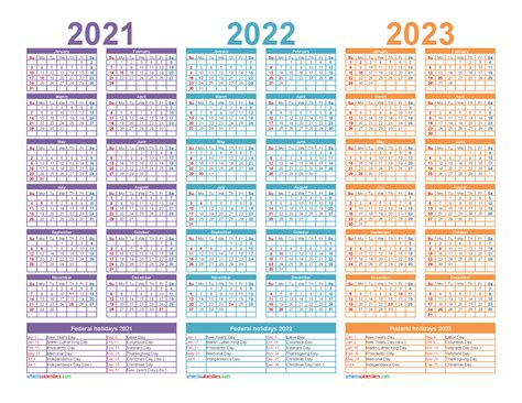 Pick Printable Calendars 2021 2022 2023 2024 Best Calendar Example