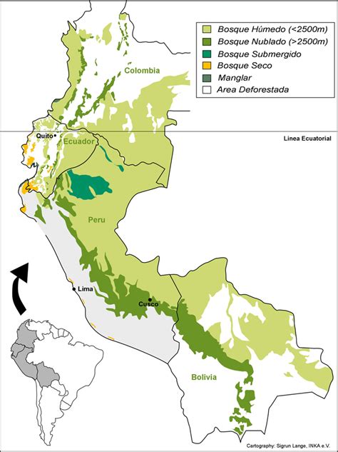 Fig 1 La Region Andina Y El Enfoque Del Estudio