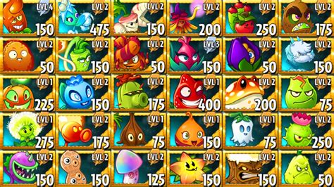 All Premium Plants In Plants Vs Zombies 2 Power Up