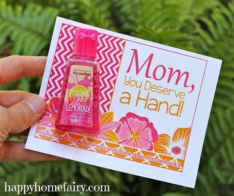 Easy Mothers Day T Idea Free Printable Happy Home Fairy