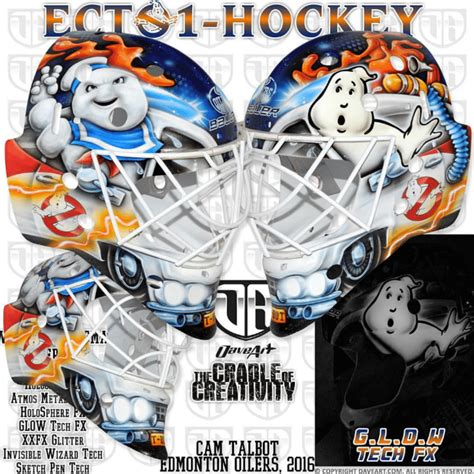 Oilers' Cam Talbot loads up the Ecto-1 on new Ghostbusters mask - TheHockeyNews