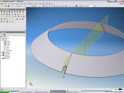 Adding A Cut To A Sheet Metal Cone Autodesk Community