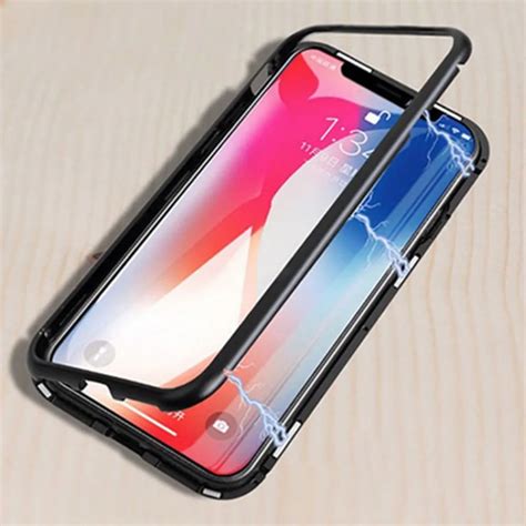 Ultra Magnetic Phone Case For Iphone Series Magnet Absorption Shell