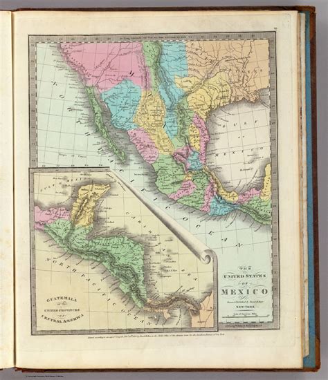 United States Of Mexico David Rumsey Historical Map Collection