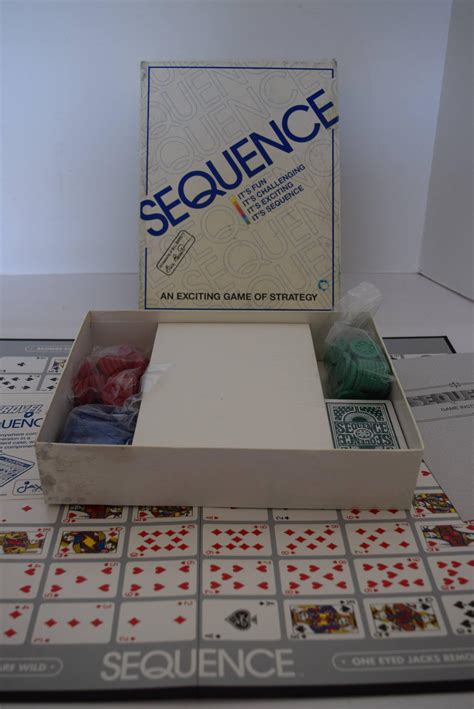 Vintage Jax Sequence Card Game Never Used