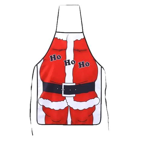 Buy Christmas Aprons Adult Santa Claus Aprons Women And Men Dinner Party