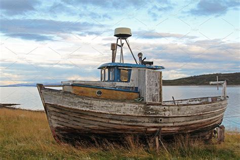 Old Fishing Boat Fjord Of Varanger Boat Fishing Boats For Sale