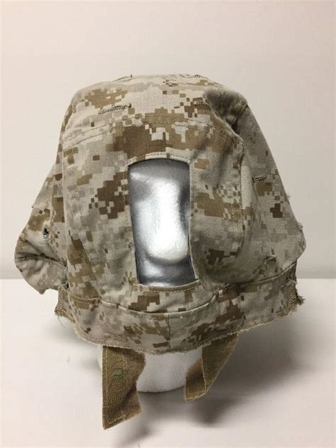 Usmc Enhanced Combat Helmet Ech Reversible Marpat Cover Large Euc