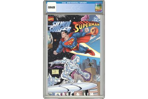 Marveldc Silver Surfer Superman 1996 1 Comic Book Cgc Graded Es