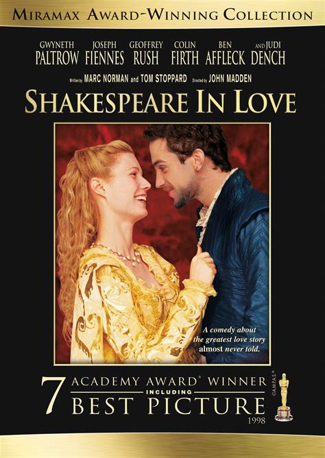 Shakespeare In Love Movie Poster Shakespeare In Love Photo 29586175 Fanpop