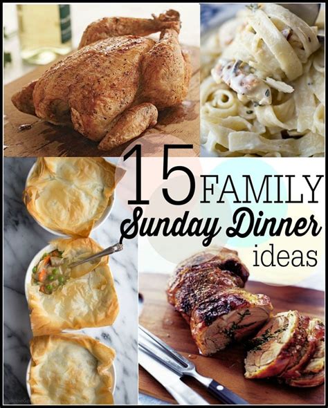 It's hard to find a cut of meat that's as pretty, as satisfying, and as delicious as a prime rib. 15 Sunday Family Dinner Ideas | Sunday dinner recipes, Dinner, Food recipes