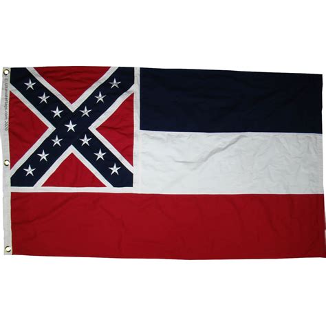State Of Mississippi State Flag Ms Flags For Sale Cotton