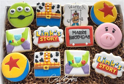Toy Story Themed Cookies 1 Dozen Casebakes Cookies