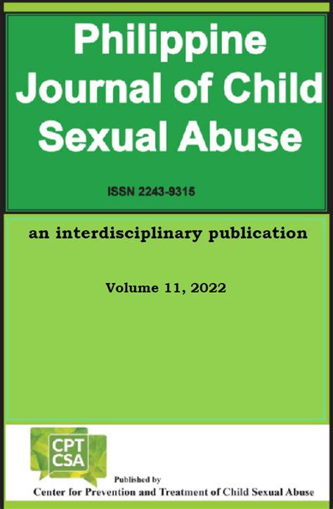 Philippine Journal Of Child Sexual Abuse Volume 11 2022 Center For