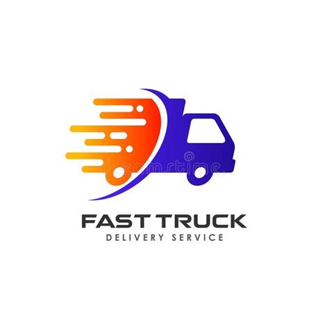 Illustration About Fast Delivery Services Logo Design Courier Logo