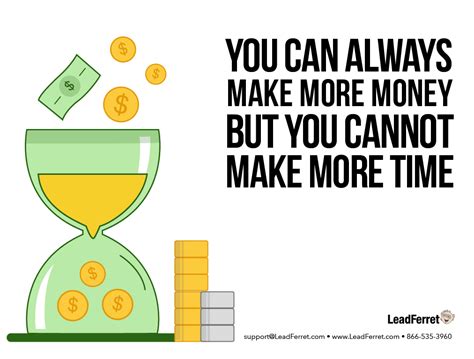 You Can Always Make More Money But You Can Not Make More Time