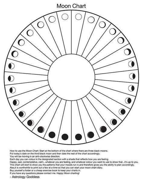 Phases Of The Moon Coloring Page