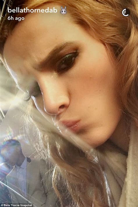 Bella Thorne Gets Septum Piercing On Snapchat As Th Birthday